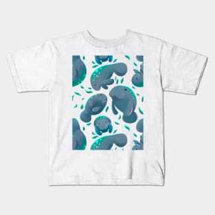 Manatí pattern Kids T-Shirt